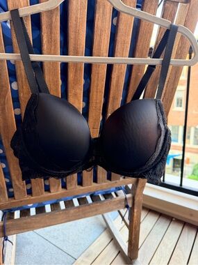 Gap Pretty Black Lace Demi Bra - Women Intimates & Sleepwear